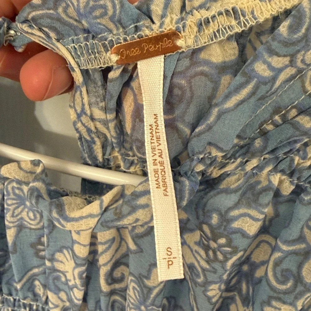 Free People Merrie Mixed Print Tunic